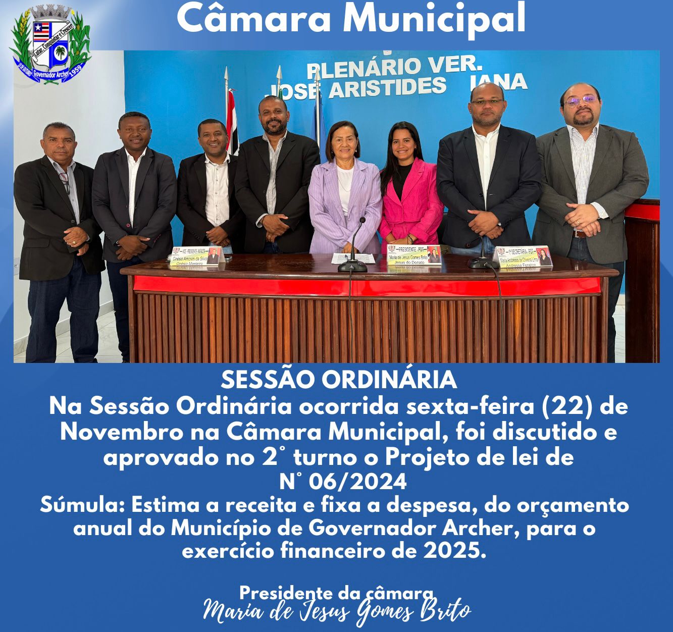 Sessão Ordinária